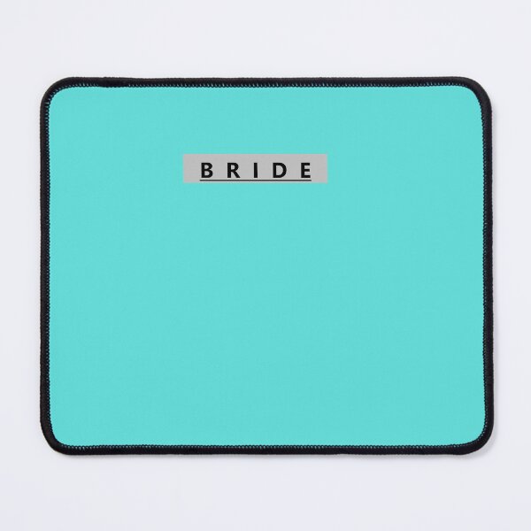 Item preview, Bride Aqua With Black Letters designed and sold by DesignsByMuriel.