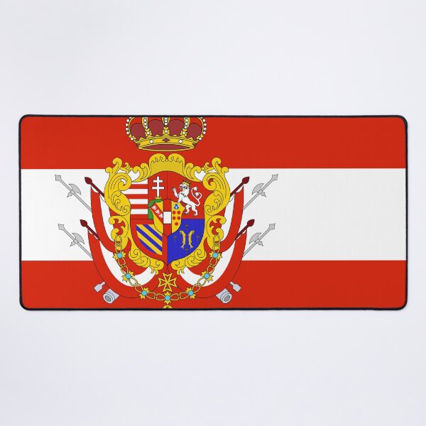 Item preview, Red White Banner Grand Duchy of Tuscany designed and sold by BulganLumini.