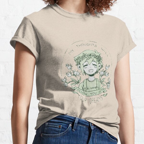 omori my thoughts will follow you into your dreams basil Classic T-Shirt