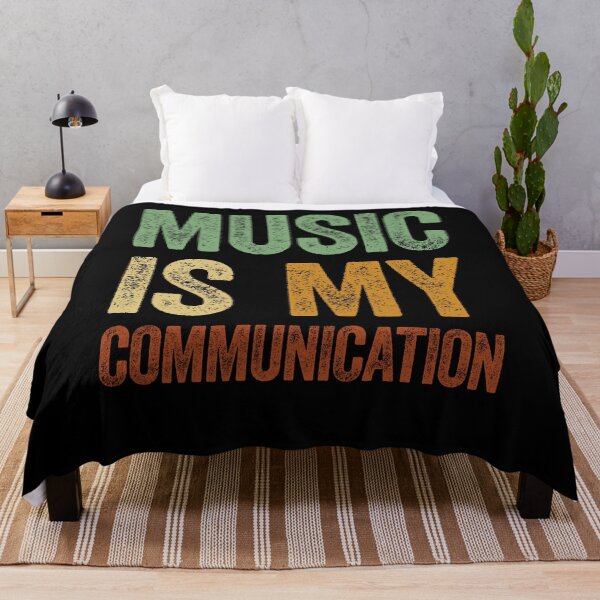 Item preview, Music Is My Communication Music Addict Musician designed and sold by Renergie.