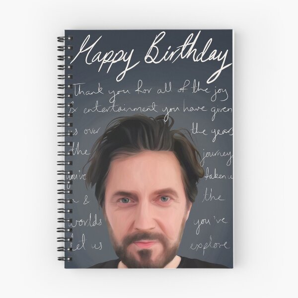 Item preview, Richard Armitage Portrait with Birthday Wishes designed and sold by Astrovian.