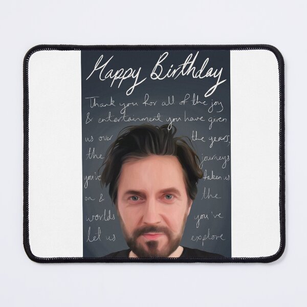 Item preview, Richard Armitage Portrait with Birthday Wishes designed and sold by Astrovian.