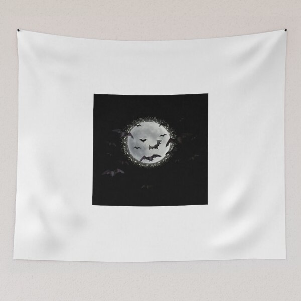 Item preview, Design of full moon at dark night with flock of bats....!! designed and sold by VIVEK KUMAR RAI.