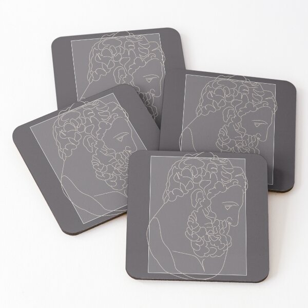 Item preview, minimal illustrations of ancient greek sculptures designed and sold by Roberta Calabrese.