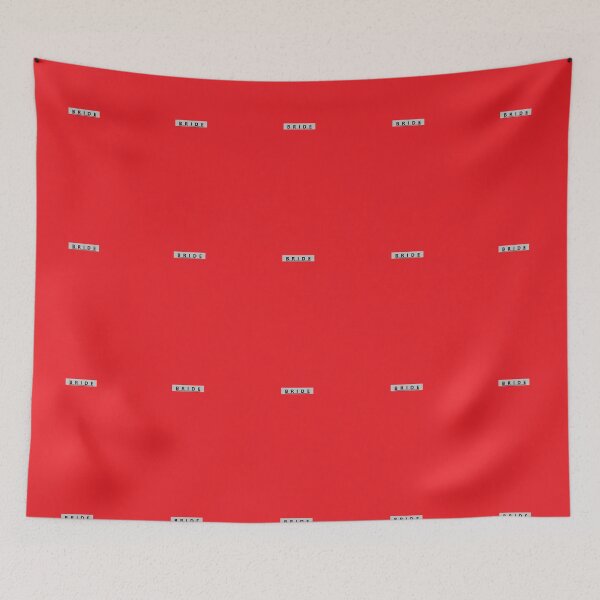Item preview, Bride Red With Black Letters designed and sold by DesignsByMuriel.
