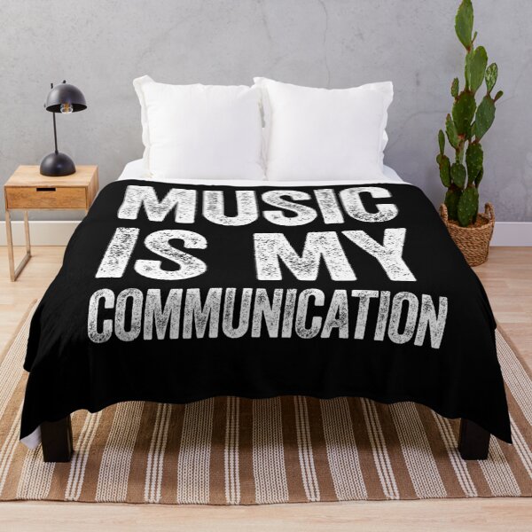 Item preview, Music Is My Communication Music Addict Musician designed and sold by Renergie.