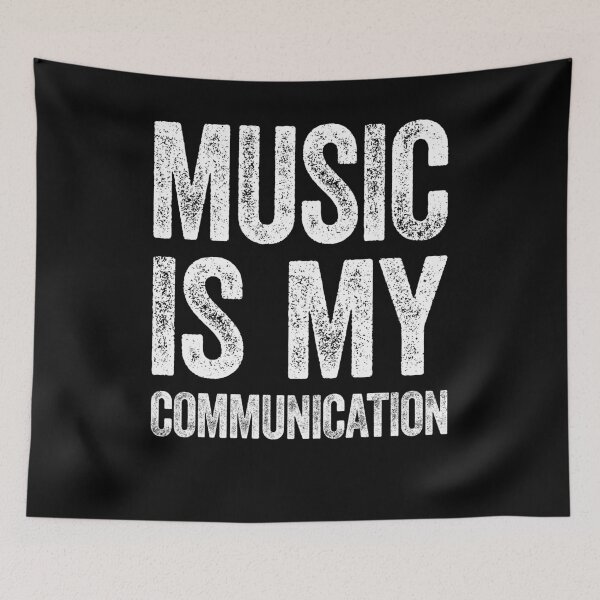 Item preview, Music Is My Communication Music Addict Musician designed and sold by Renergie.
