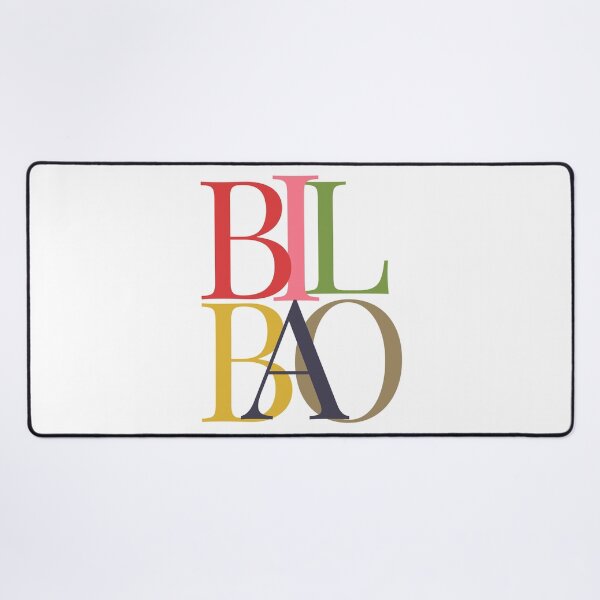 Item preview, Bilbao lettering monument bilbo city Europe Spain  designed and sold by Tropical Blood.