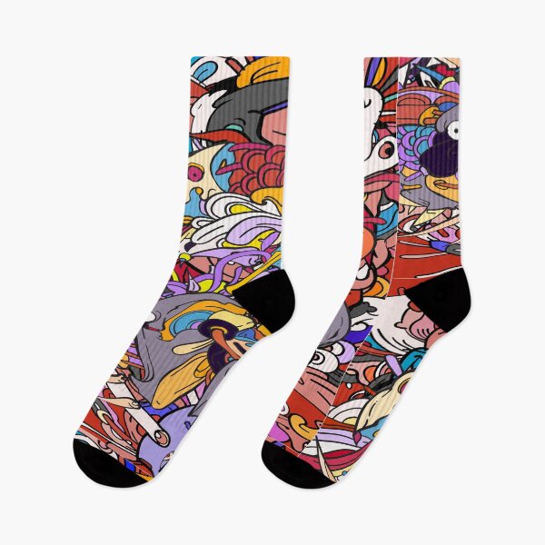 Item preview, Colorful Abstract Cartoon Patterns designed and sold by mehdi-bianco.