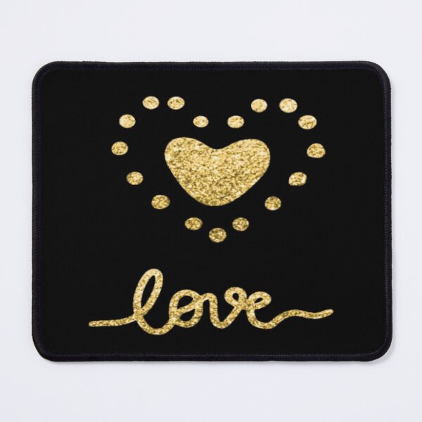 Item preview, Golden Geometric Heart designed and sold by ZubiyaArt.