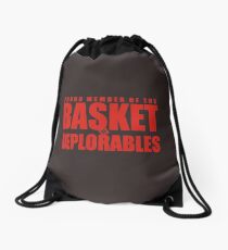 Proud Member of The Basket Deplorable Drawstring Bag