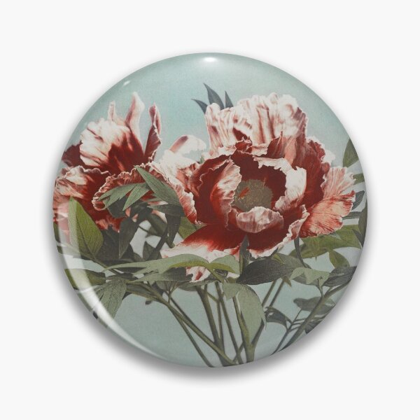 Item preview, Retro Japanese Flower Peony(1896) by Kazumasa Ogawa designed and sold by Designedbysm.