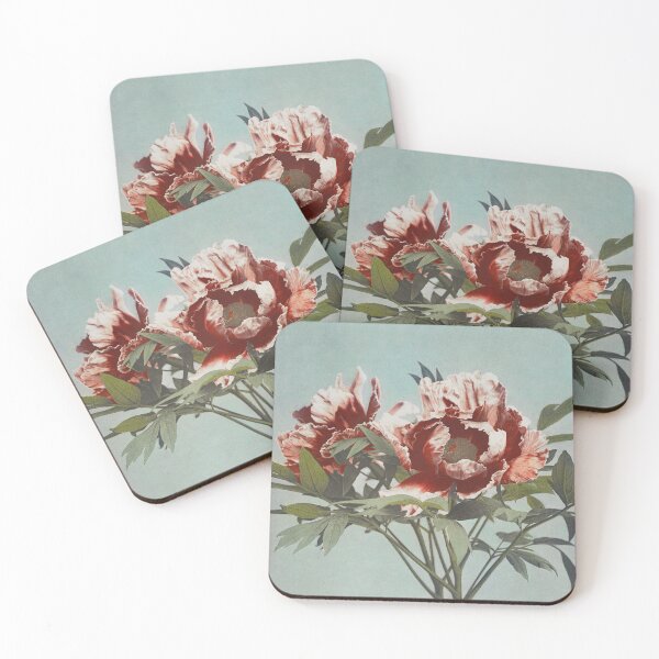 Item preview, Retro Japanese Flower Peony(1896) by Kazumasa Ogawa designed and sold by Designedbysm.