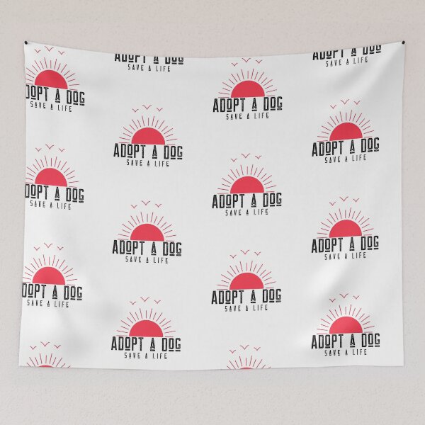 Item preview, Adopt A Dog Save A Life Text design for those who love pet adoption designed and sold by jtancrum61.