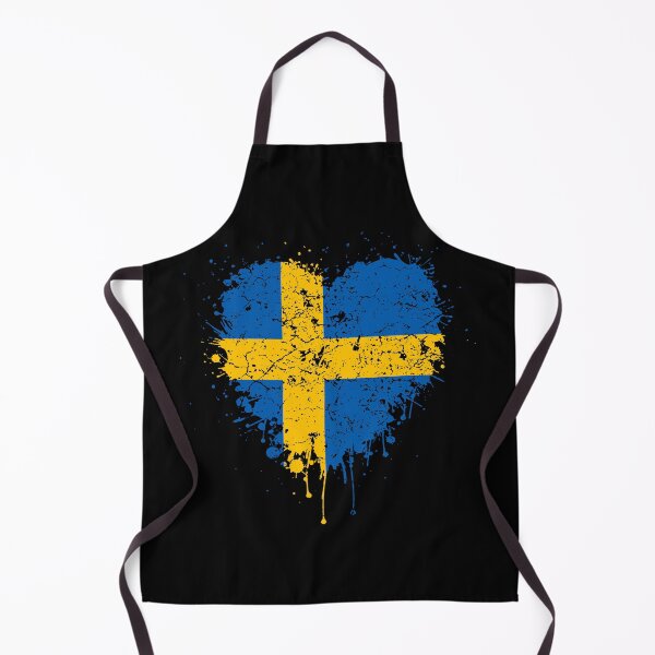 Item preview, Sweden heart flag designed and sold by Mila1946.