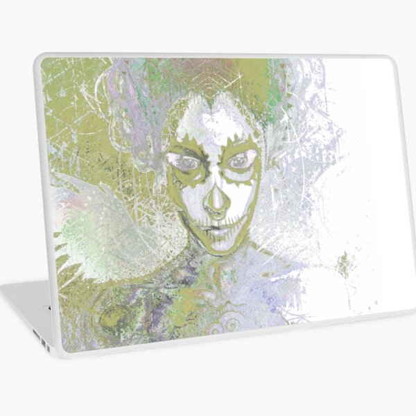 Vida de los Muertos White and Gold Laptop Skin