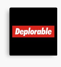 Deplorable Canvas Print