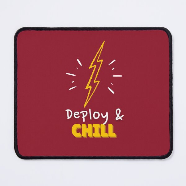 Item preview, Deploy and Chill Programmers and DevOps daily routine red designed and sold by IrinchiDE.