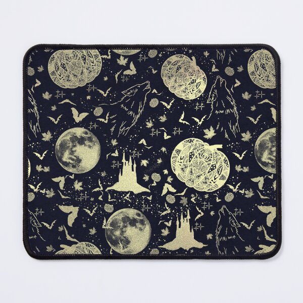 Item preview, Halloween Moons, Wolves and Pumpkins designed and sold by Anna Dreams_Art.