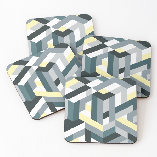 Item preview, Isometric - Green & Yellow designed and sold by TWPCdesigns.