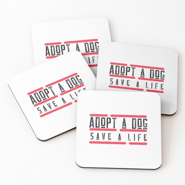 Item preview, Adopt A Dog Save A Life Text design for those who love pet adoption designed and sold by jtancrum61.