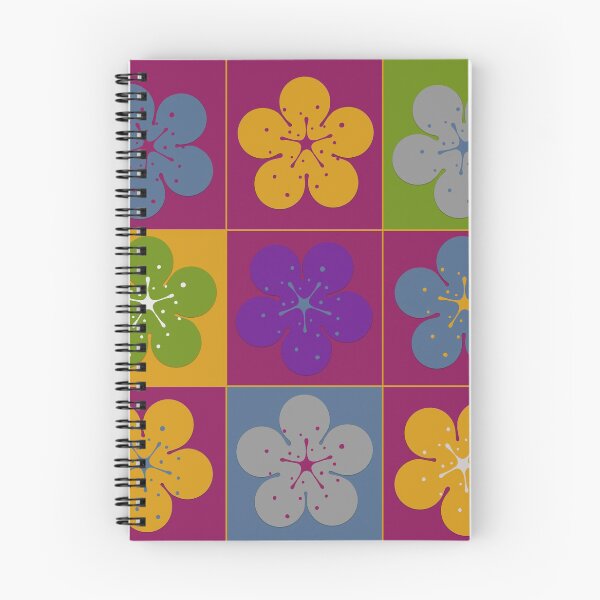 Item preview, Cherry tree blosom, abstract, flowers, pop art inspired, colorful designed and sold by Svitac.