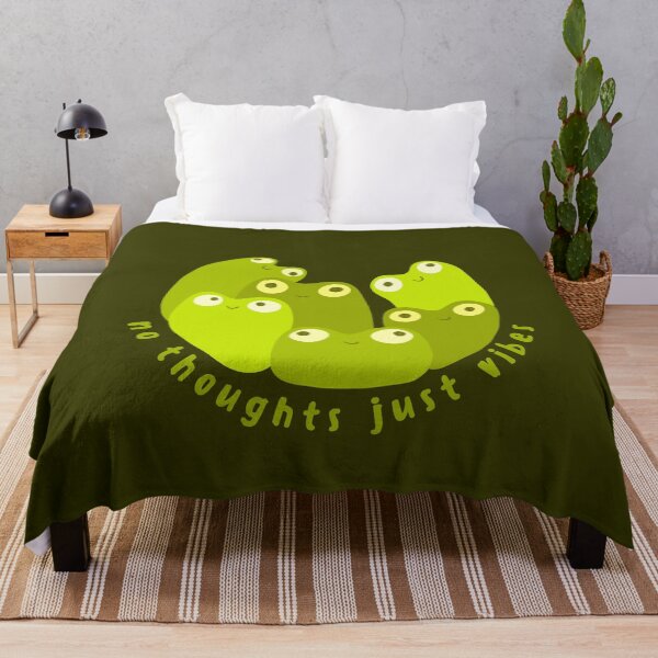 Item preview, No thoughts just vibes frogs designed and sold by Pauli-.