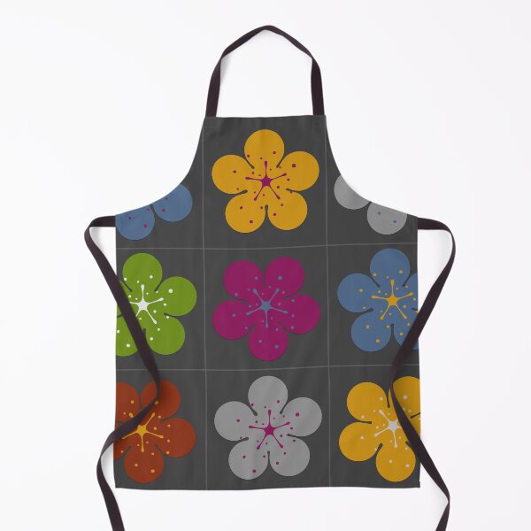 Item preview, Cherry tree blosom, abstract, flowers, pop art inspired, colorful, grey designed and sold by Svitac.