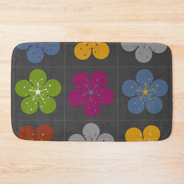 Item preview, Cherry tree blosom, abstract, flowers, pop art inspired, colorful, grey designed and sold by Svitac.