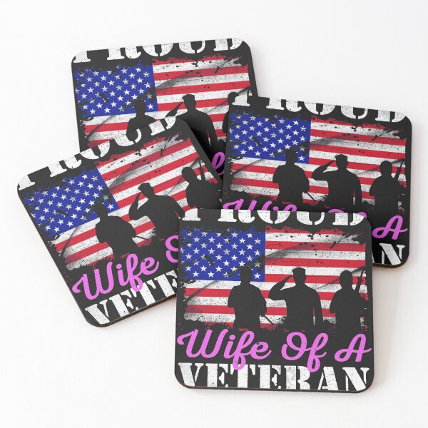 Item preview, Proud Wife Of Veteran USA Flag American Veterans Day designed and sold by fantasyy.