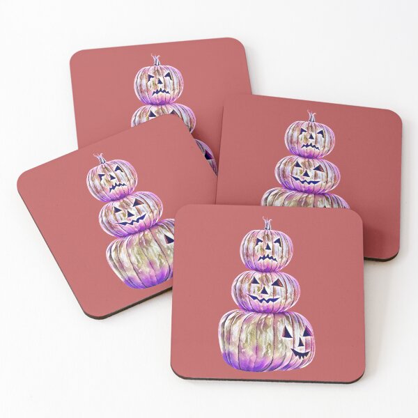 Item preview, Three Leaning Pumpkins Tower Funny Halloween Pumpkin Building Spooky Decoration Garden designed and sold by catchyology.