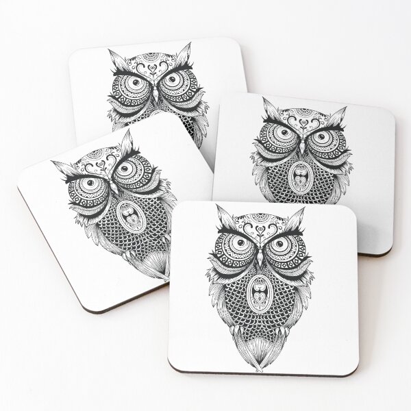 Item preview, Owl mandala designed and sold by akluensner.