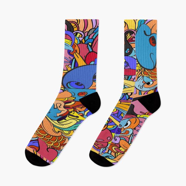 Item preview, Colorful Abstract Cartoon Patterns designed and sold by mehdi-bianco.
