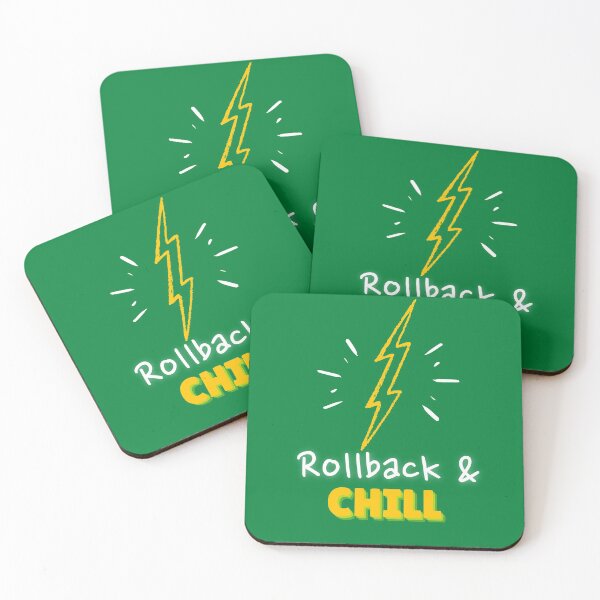 Item preview, Rollback and Chill Programmers and DevOps daily routine green designed and sold by IrinchiDE.