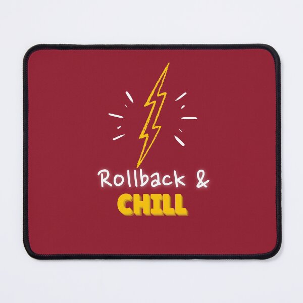 Item preview, Rollback and Chill Programmers and DevOps daily routine red designed and sold by IrinchiDE.