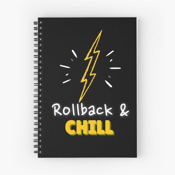 Item preview, Rollback and Chill Programmers and DevOps daily routine black designed and sold by IrinchiDE.