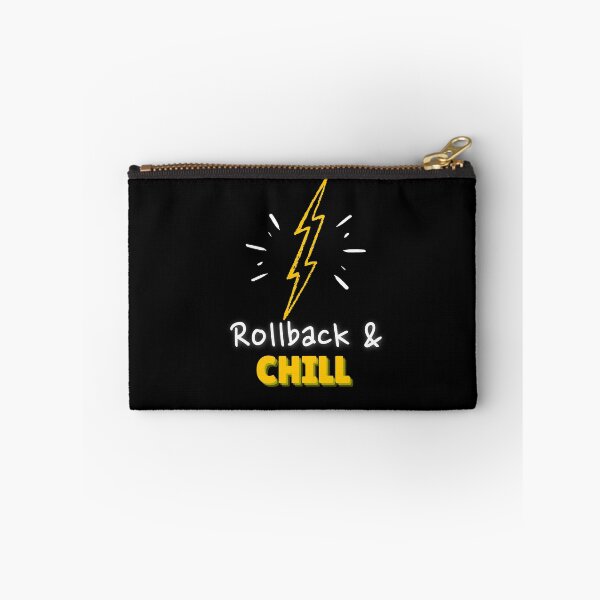 Item preview, Rollback and Chill Programmers and DevOps daily routine black designed and sold by IrinchiDE.