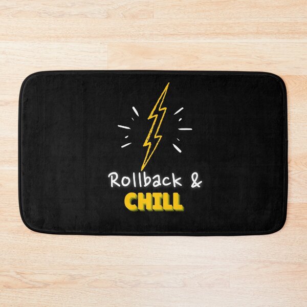 Item preview, Rollback and Chill Programmers and DevOps daily routine black designed and sold by IrinchiDE.