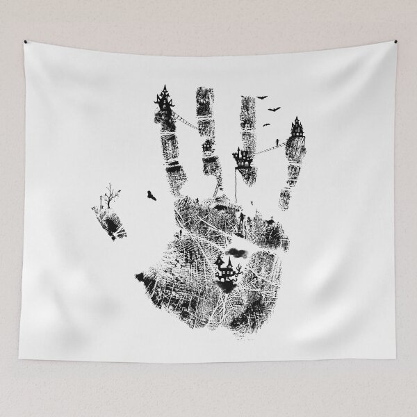 Item preview, handprint halloween town designed and sold by craftduck.