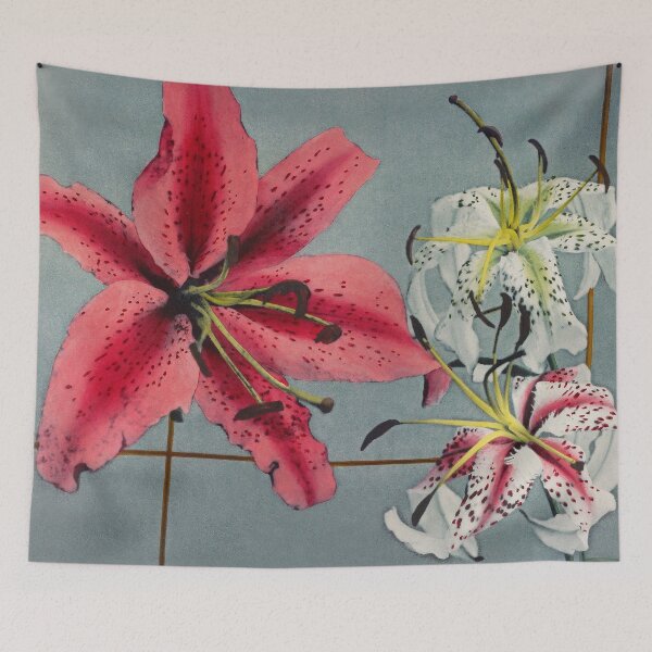 Item preview, Retro Japanese Flower Lily (1896) by Kazumasa Ogawa designed and sold by Designedbysm.