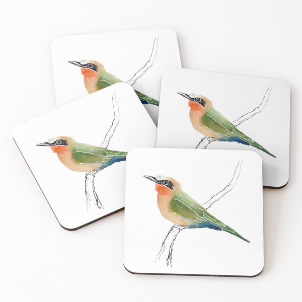 Item preview, Green Watercolor Bird designed and sold by jamiewaynick.