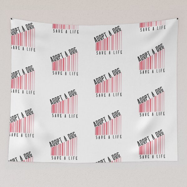 Item preview, Adopt A Dog Save A Life Text design for those who love pet adoption designed and sold by jtancrum61.