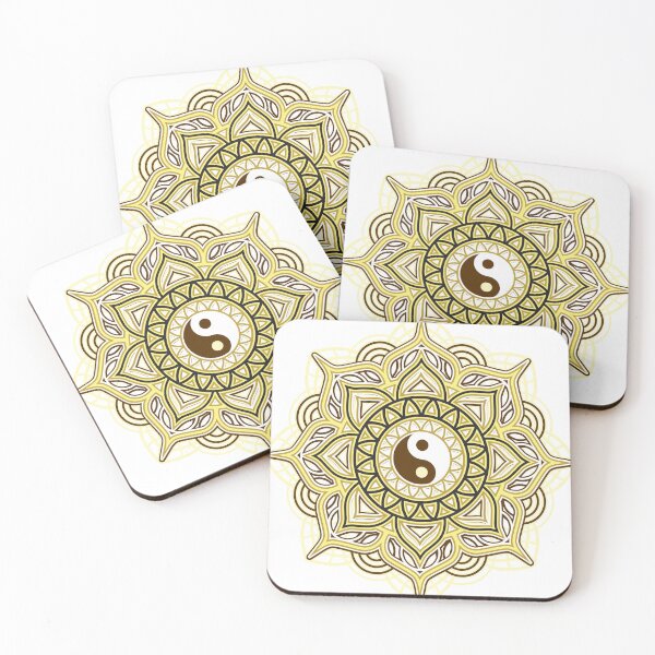 Item preview, Ilustraciones de diseño de Yinyang Mandala designed and sold by CHAOS STUDIO.