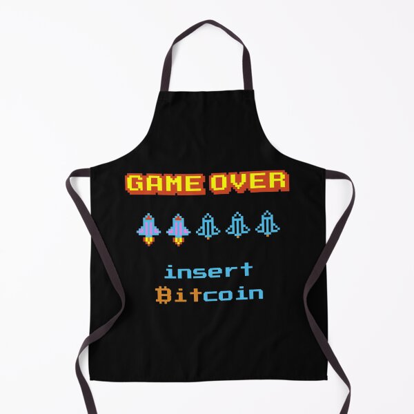 Item preview, Game Over Insert Bitcoin | Arcade Game Screen designed and sold by SVGWBA.