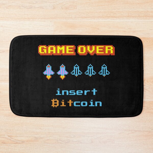 Item preview, Game Over Insert Bitcoin | Arcade Game Screen designed and sold by SVGWBA.