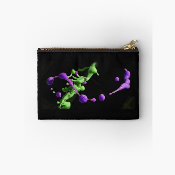 Item preview, Purple and Green Dance of Liquids under pressure erupting designed and sold by ThomMorris.