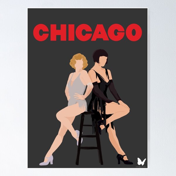 Item preview, Chicago Musical Minimalist Poster designed and sold by Holly Dodd.