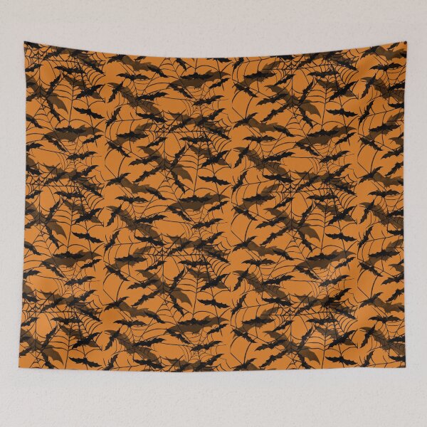 Item preview, Spider webbs and bats, Halloween collection designed and sold by Lillieoandco.