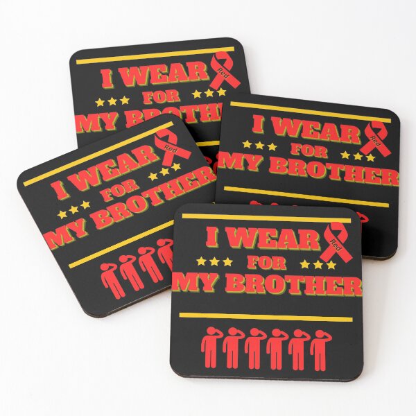 Item preview,  best of i wear red for my brother designed and sold by TTEDesing.