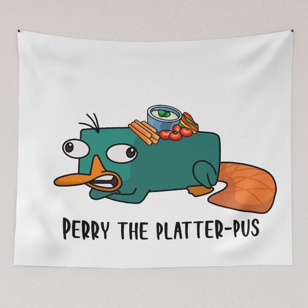 Item preview, Perry The Platter-Pus designed and sold by beckahbrooks.